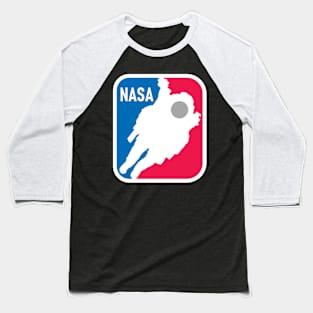 NASA NBA-Style Logo Baseball T-Shirt